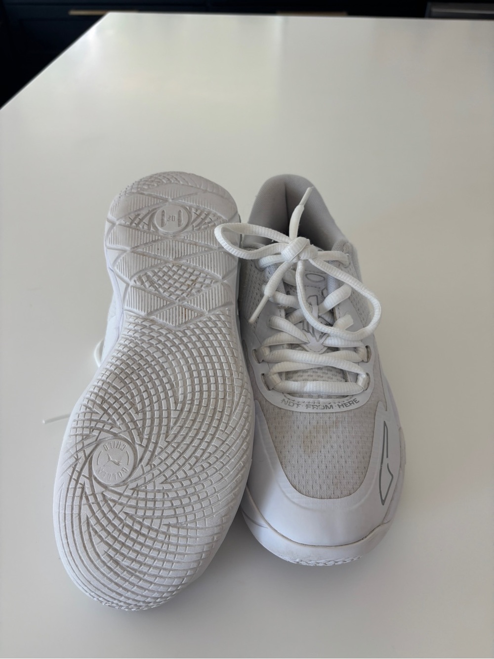 Lamelo Ball Mb.01 Puma Kids White Lace-Up Sneakers